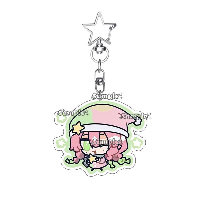 Double-sided Printing Anime Kochou Shinobu Tomioka Giyuu Tanjiro Kamado Nezuko Keychain Acrylic Pendant Charm Fans Gifts Jewelry