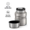 Thermos Stainless Steel King Silver Food Jar (0.45L) Heat Retention (Silver)