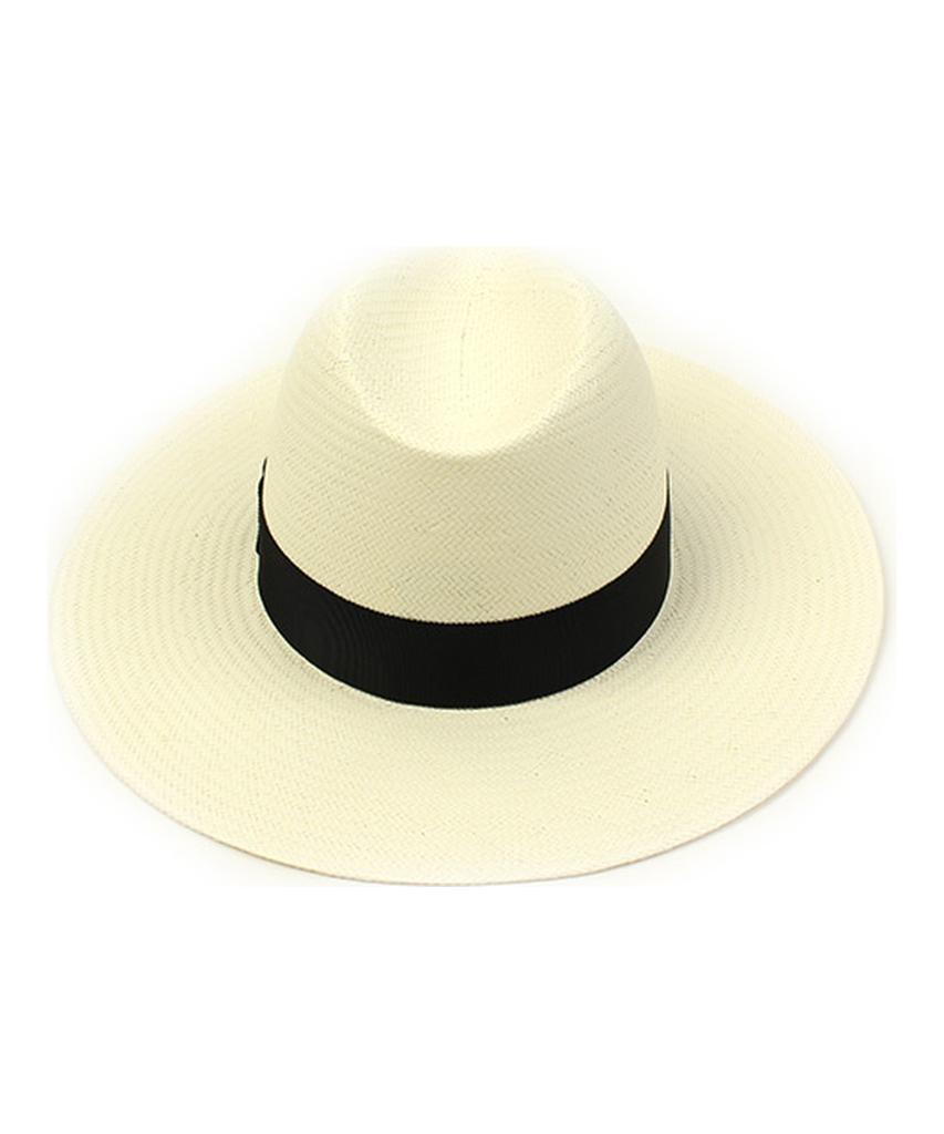 Yunibeosyeolkemiseuteuli Ivory Long Summer Fedora Panama Hat