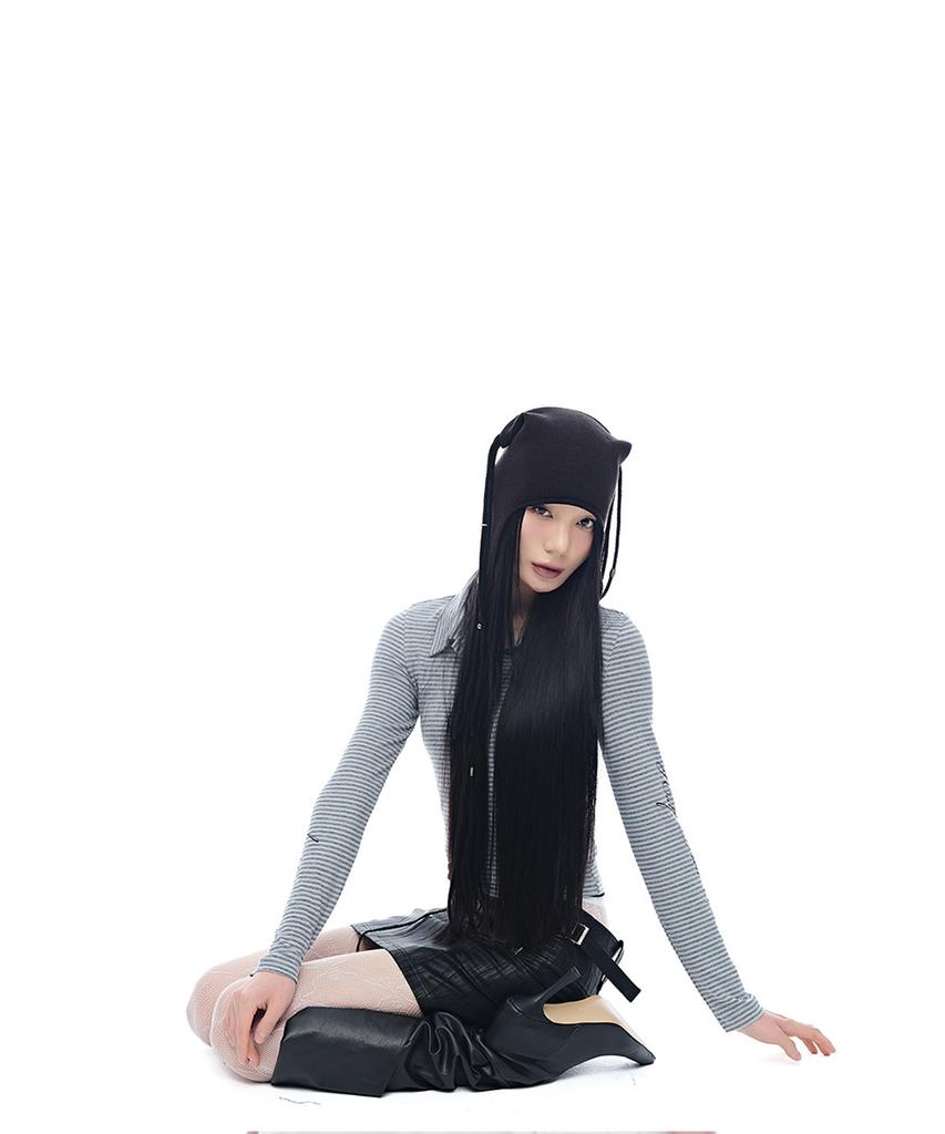 HALF DEVIL US Flow Strap Beanie_Black