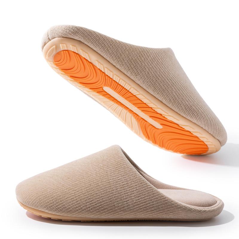 

Японские бесшумные тапочки женские домашние для заточения нескользящие на четыре сезона для деревянного пола мягкая подошва хлопковые тапочки осень и зима 36-37 [positive code]