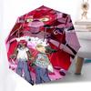 1pc Outdoor Umbrella with Monster Hunter Print - Automatic Opening/Closing, Portable 3-Fold Design, 8-Bone Iron Frame - Perfect Gift for Fans, Tr