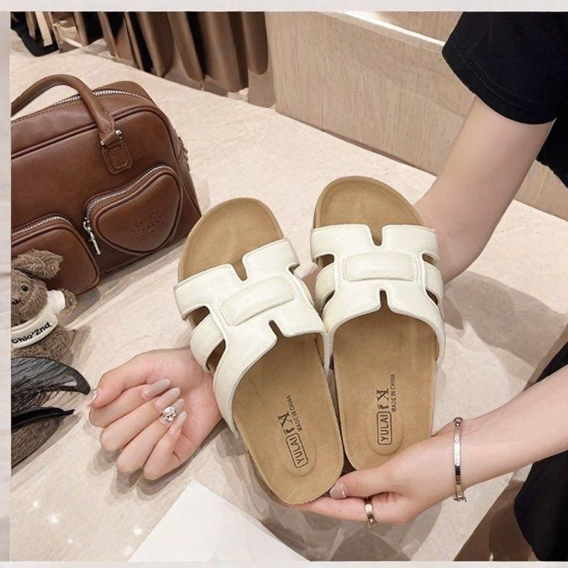 Slippers Women's Outer Wear Summer New Models with Skirts Flat-bottomed Sandals Beach Slips