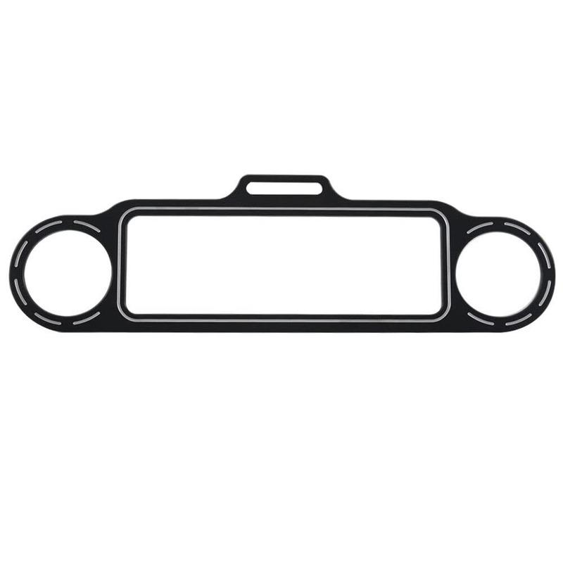 3Pcs Front Fairing Stereo Speaker Grill Trim Ring for Harley Touring Glide Ultra Classic 1996-2013 Gauge Bezel Instrument Board