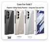 Samsung Z Fold 7 Electroplated Transparent Magnetic Protective Case