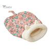 Winter Cat Sleeping Bag Cozy Semi-Enclosed Pet Sack for Indoor Cats 360-degree Wrap Self-warm Plush Cat Bed for Small Pets