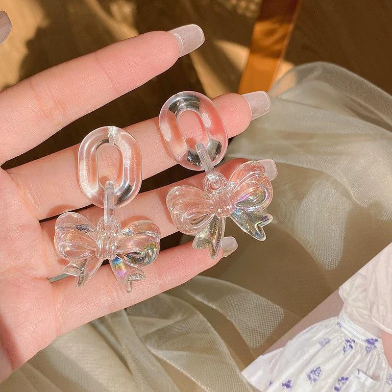 Silver Needle Dongdaemun Fresh Colorful Earrings - Simple, Versatile, Luxury Studs with a High-End Sense