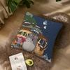 Klassisch Kawaii Niedlicher Kissenbezug Sofa Wohnzimmer Schlafzimmer Kopfteil Rückenlehne Kissen Quadratisches Kissen T-Totoroes Nickerchenzeit