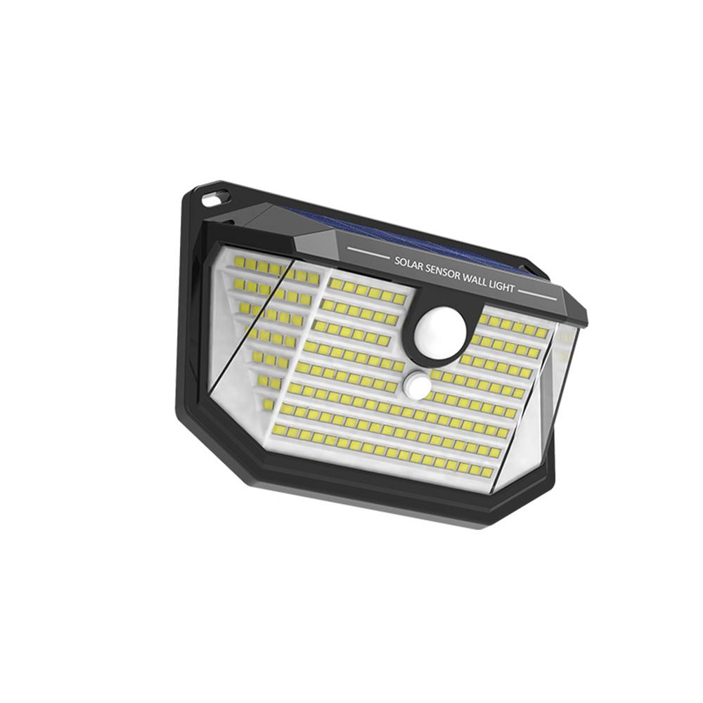 2 Pcs Waterproof Solar Motion Sensor Wall Light Outdoor Yard Security Lamp