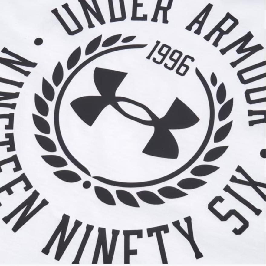 Under Armour Apachw Fashion Simple Versatile Short Sleeve T-Shirt Unisex Tops White 6007564-100