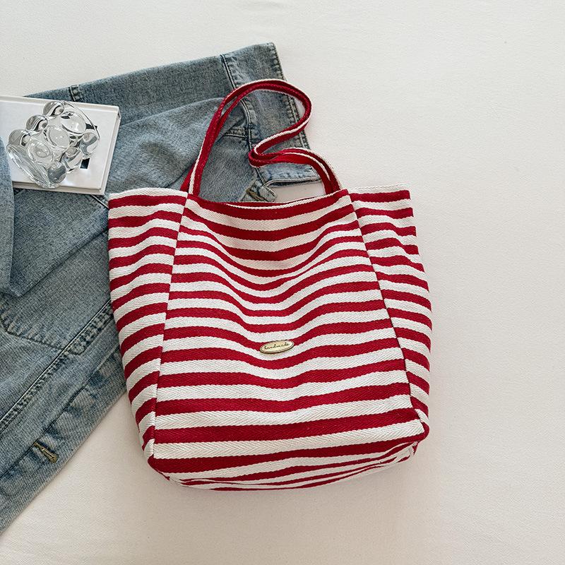 Casual Fashion Foreign Style Simple Bag Women's Spring and Summer Lazy Style Large-capacity Tote Bag Student Class Shoulder Bag