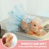 Mini Silicone Pig Doll Toy with Nursing Bottle and Clothing Accessories Realistic Piggy Doll Desktop Ornaments Kids Holiday Gift