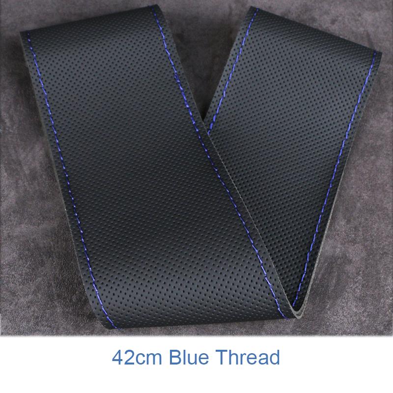 42cm 45cm 47cm 50cm Truck Bus Van Car Steering Wheel Cover DIY Leather Steering Wheel Cover Anti Slip Breathable Car Accessories