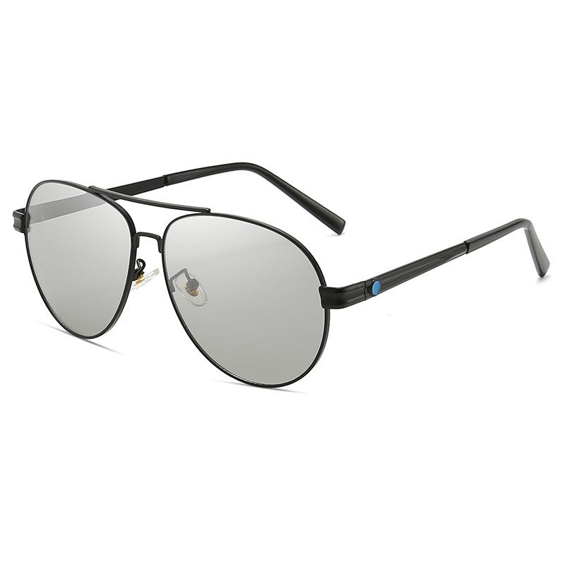Polarized Sunglasses New Sunscreen Toad Glasses Men'S Driving Fishing Can Change Color Day And Night Sunglasses