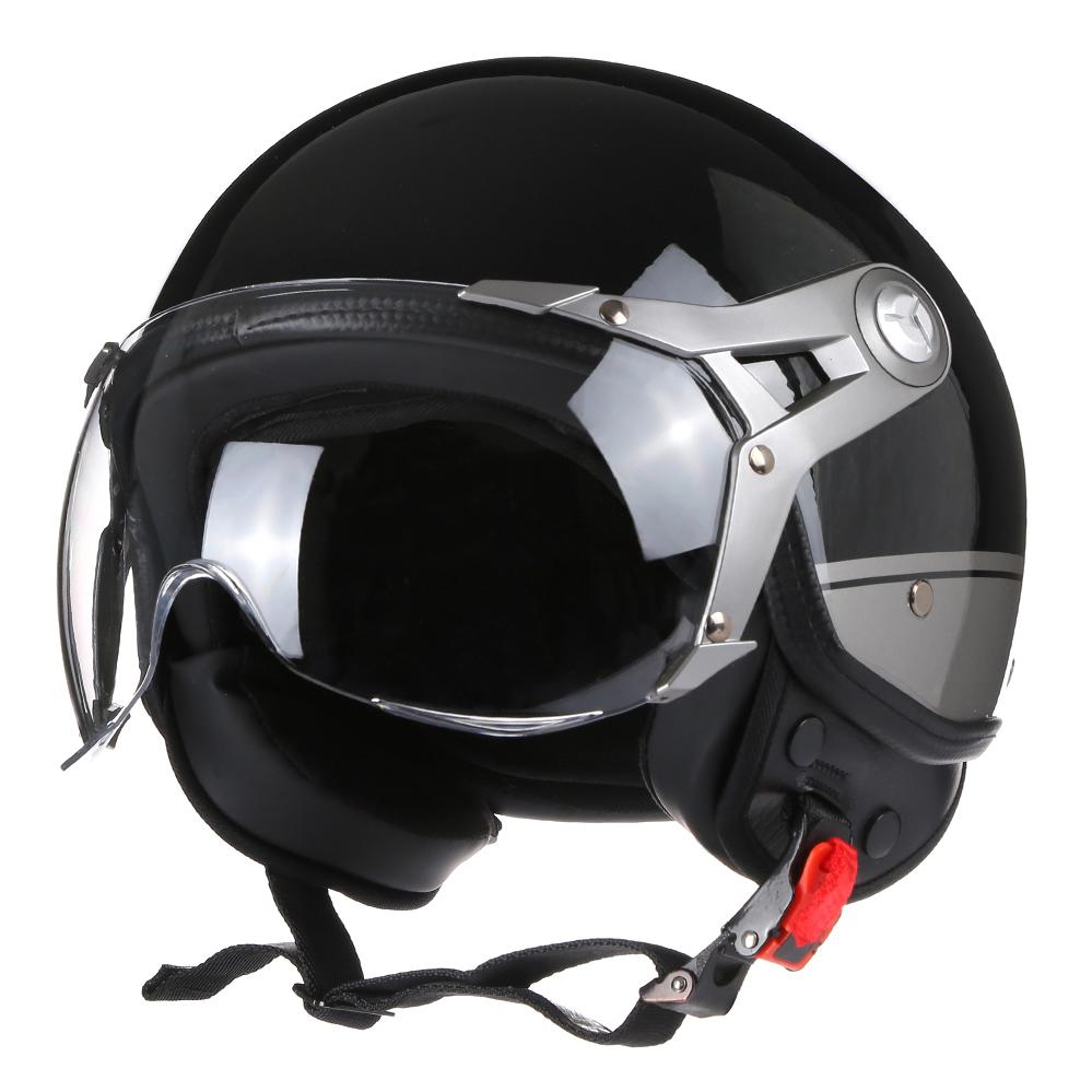 DOT Open Face 3/4 Motorcycle Retro Motorbike Helmets Vintage Chopper Capacete De Moto Bike Cascos Scooter With For Men Women