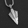 New Design Stainless Steel Vikings Arrowhead Pendant Necklaces For Men Nordic Odin Rune Necklace Pagan Jewelry Gift