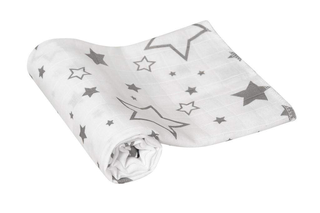 Muslin diaper, printed, 3 pack, size 70x80