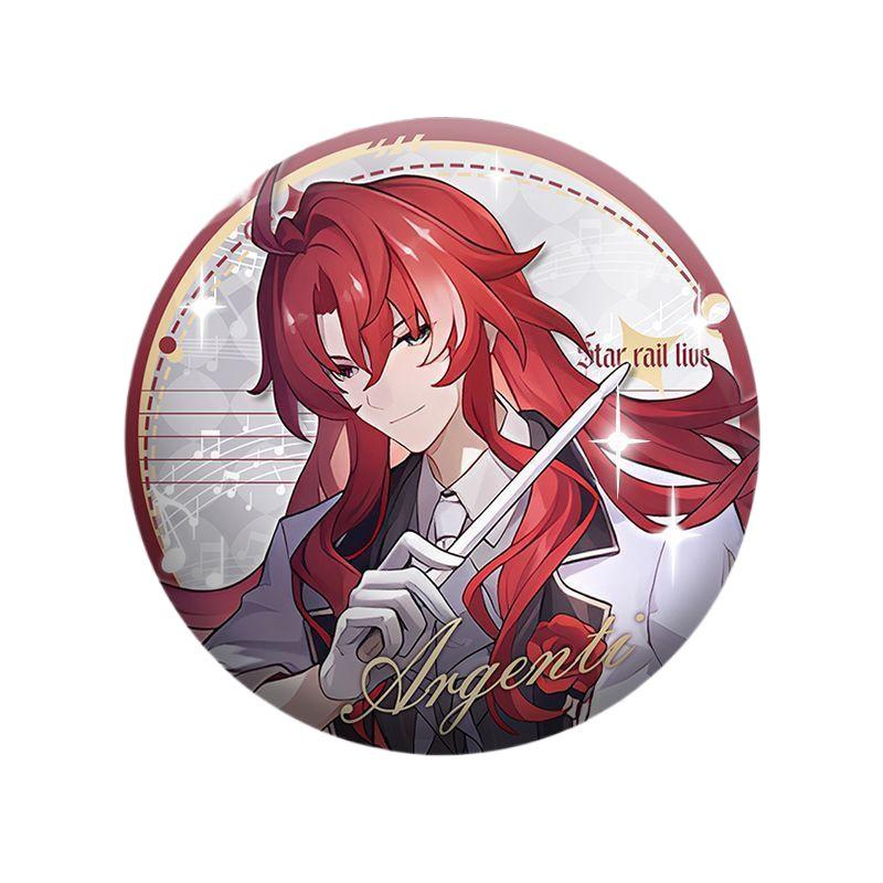 Honkai: Star Rail Concert 58mm Badge - Six Characters, Double Flash Design