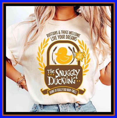 Vintage Snuggly Duckling Tavern Tangled Rapunzel Princess Disneyland Family Matching Tee | Unisex Adult Kid Cotton T-and Kids Tshirt Hoodie Gift GU973