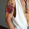 12pcs Temporary Tattoo Floral Tattoos Waterproof Long-lasting Body Stickers Hummingbird Tattoos Butterfly Tattoos For Thighs