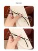 High-End Randlose Ultraleichte Blaulichtfilter Myopiebrille für Damen - Rezeptkompatibel