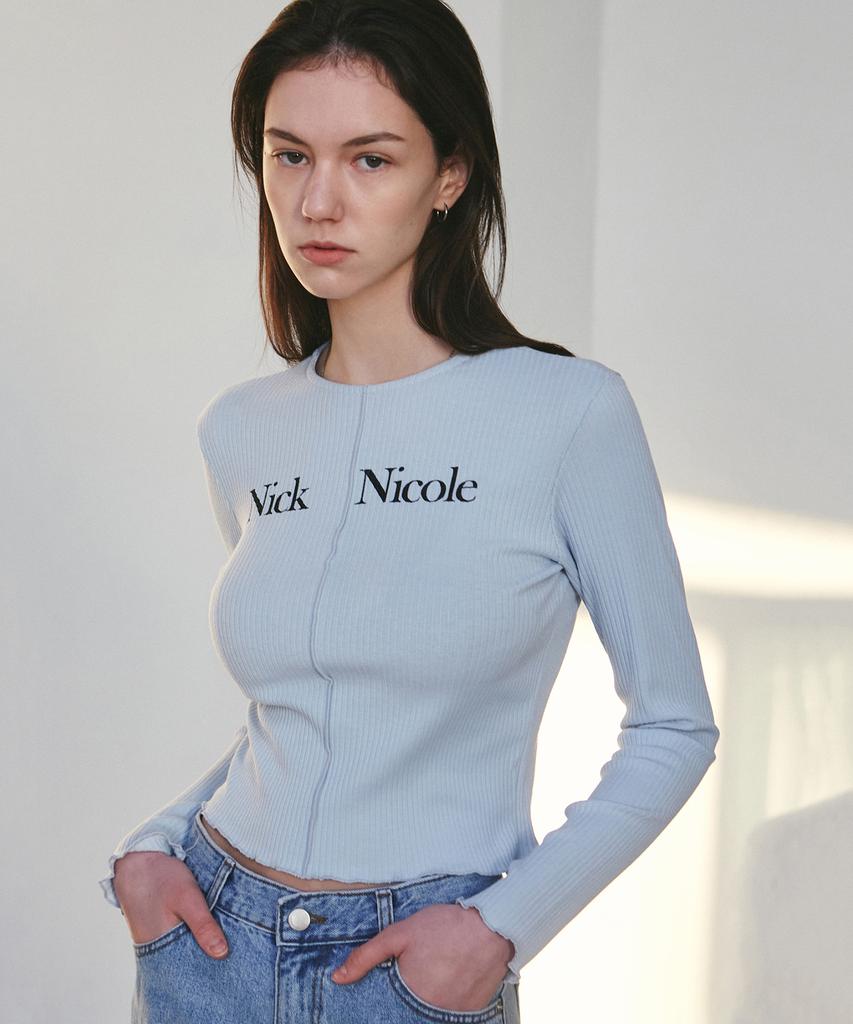 Nigaennikol Nicole Signature Slim Knit_Sky Blue