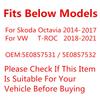 Side Mirror Frame Holder For Skoda Octavia 2014-2017 VW T-ROC 2018- Rearview Mirror Housing Frame Automotive Accessories