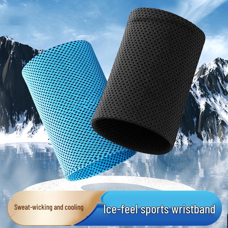 Ice Silk Summer Sports Wrist Support - Cool, Sweat-Absorbing Wristband for Men and Women