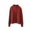 Dimanaf 2025 Women Long Sleeves Pullover Autumn Buttons Sweaters Style Solid Knitting Loose Sweater