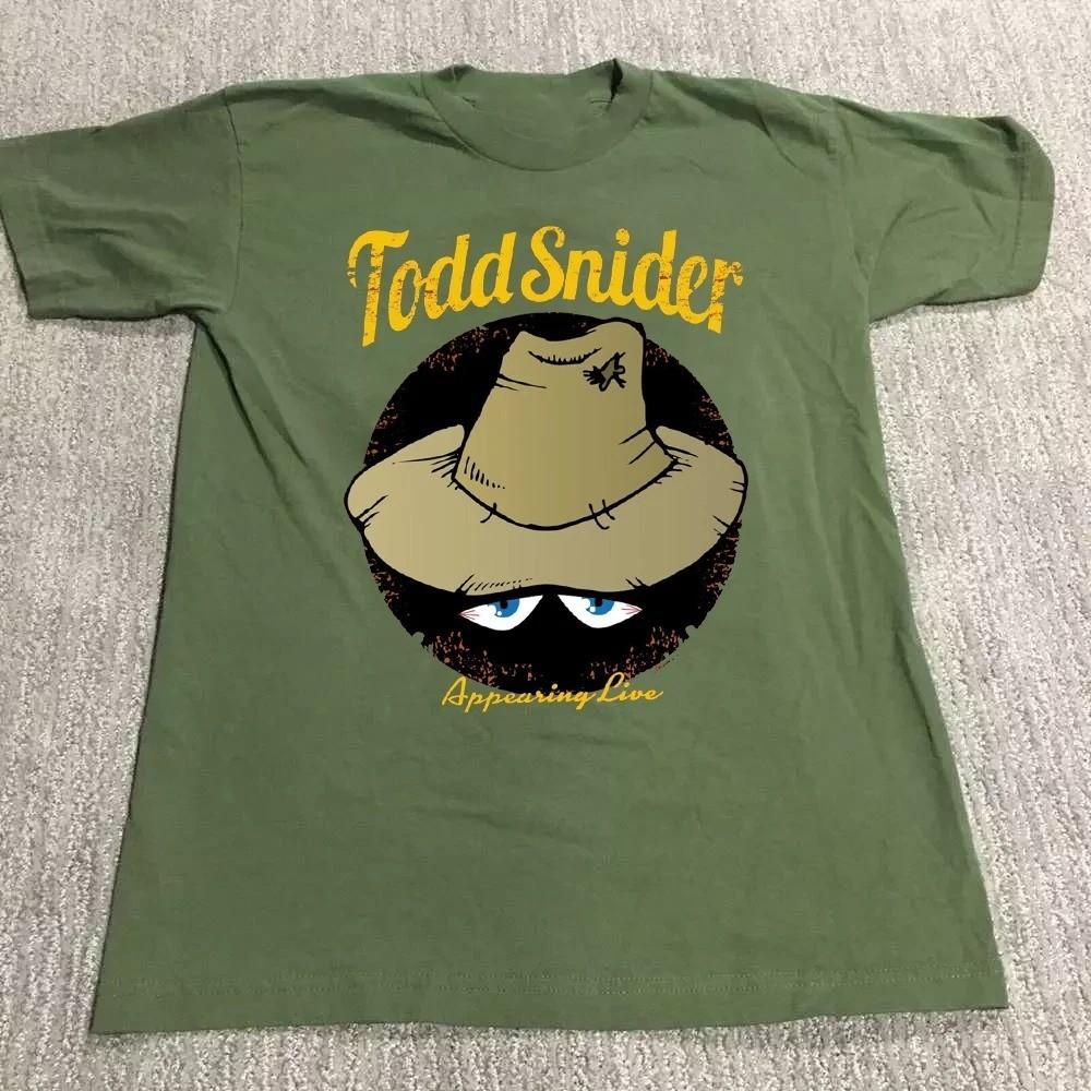 Todd Snider Hat Logo Gift Funny Millitary Green S to 5XL Concert Shirt SN716