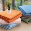 Klasse A 100% Katoen Wafelstructuur Zomerdeken, Enkellaags Koel Plaid, Effen Kleur