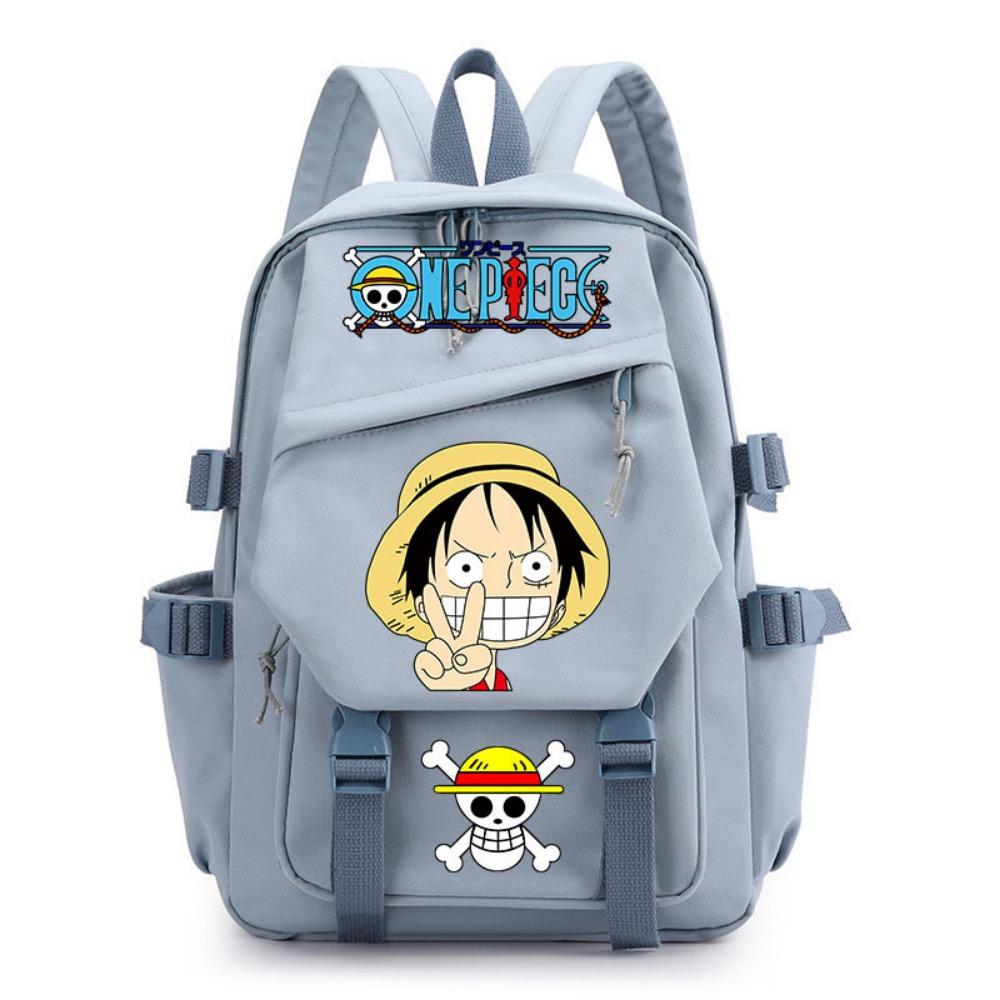 Anime ONE PIECE schoolbag children's backpack primary school bag male and female junior high school students college students campus backpack