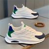 2025 summer mesh shoes men's breathable running shoes comfortable soft-soled student trendy shoes thin mesh versatile white shoes