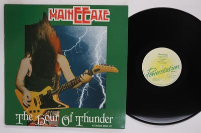 12inch Record MAINEEAXE  Hour Of Thunder MINIAMP7 POWERSTATION 1985 UK Metal Used