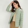 TikTok autumn and winter new down light down jacket women's hooded thin large size thickened coat