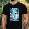 T-Shirt Men Polar Bear In Anime Style Design Cotton Size XS To 5XL
