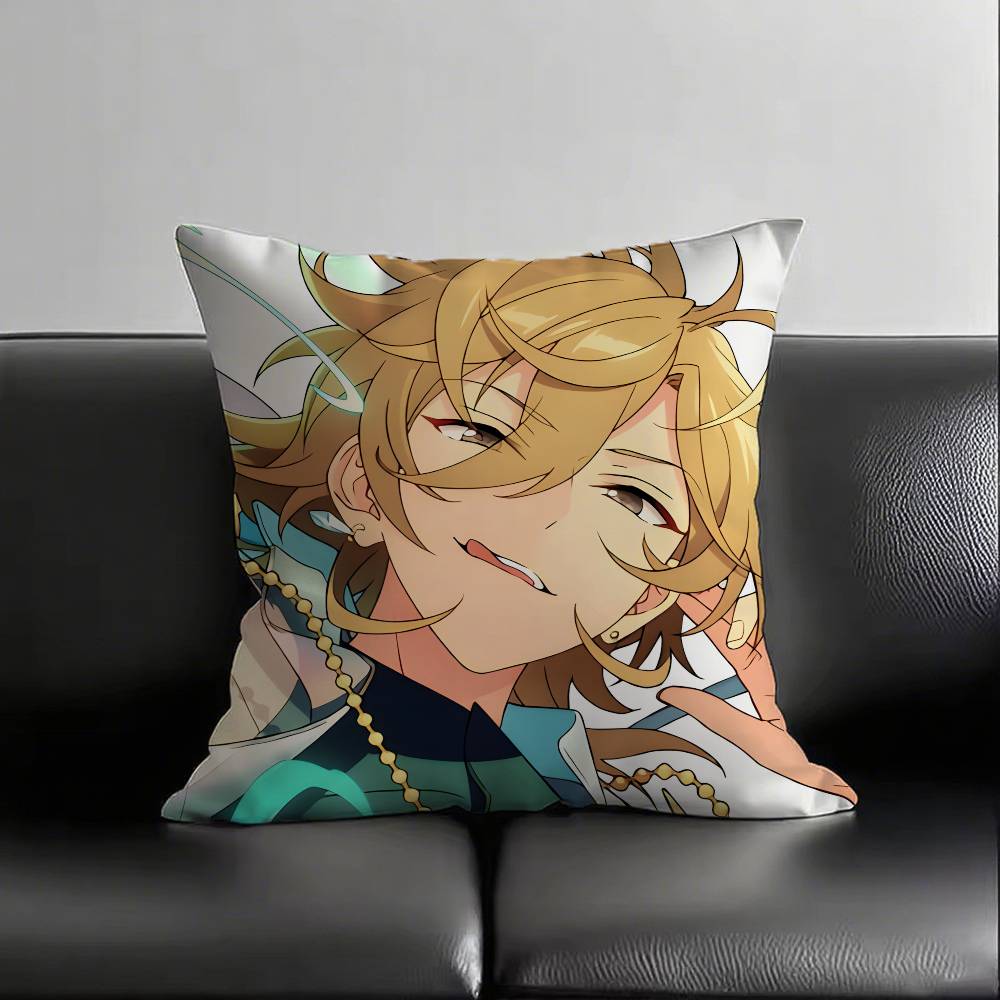 1pc Kaoru Hakaze Pillow Case Fashion Square Pillowcase Bedroom Sofa Room Ins Decoration Leisure