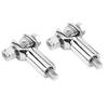 1 Pair Passenger Foot Pegs Support Mount Clevis Kit for Softail 2000 2006