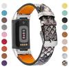 Replacement Genuine Leather Watch Strap For Fitbit Charge 3/4, Unisex