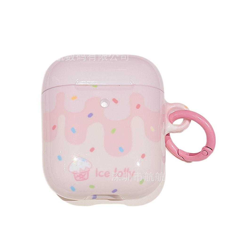Ins Pink Ice Cream Cake for Apple AirPods Pro1 Generation 1 Generation 1 Generation Earphone Case Case