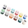 12 Colors Ceramic Paint Set Vibrant Colors Ceramic Painting Pigment Kit Mixable Pottery Art Paint Pigment for Kids