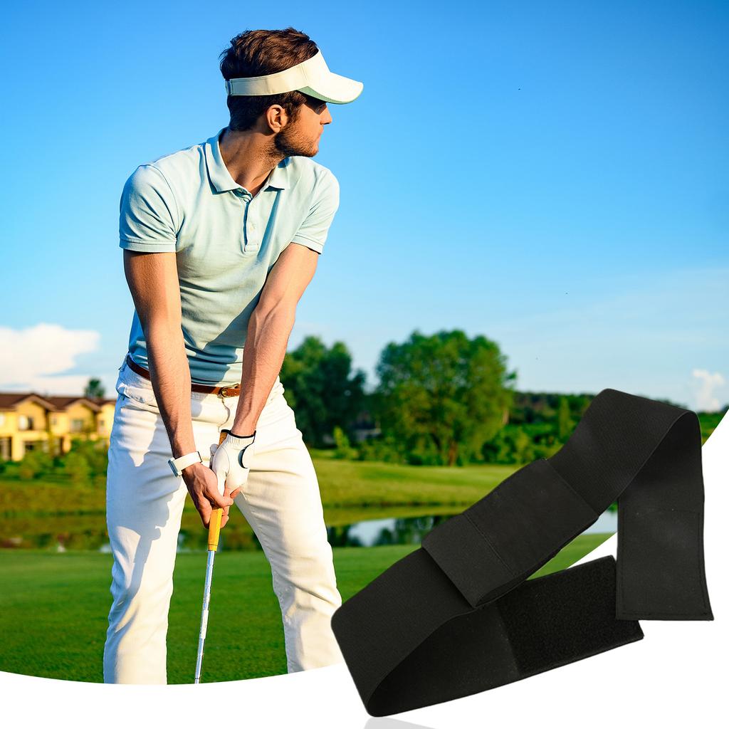 Slider Golf Training Aid Adjustable Golf Trainer Swing Aid Nylon 81x8.1x0.3cm Elastic Gesture Alignment for Men Women Beginners