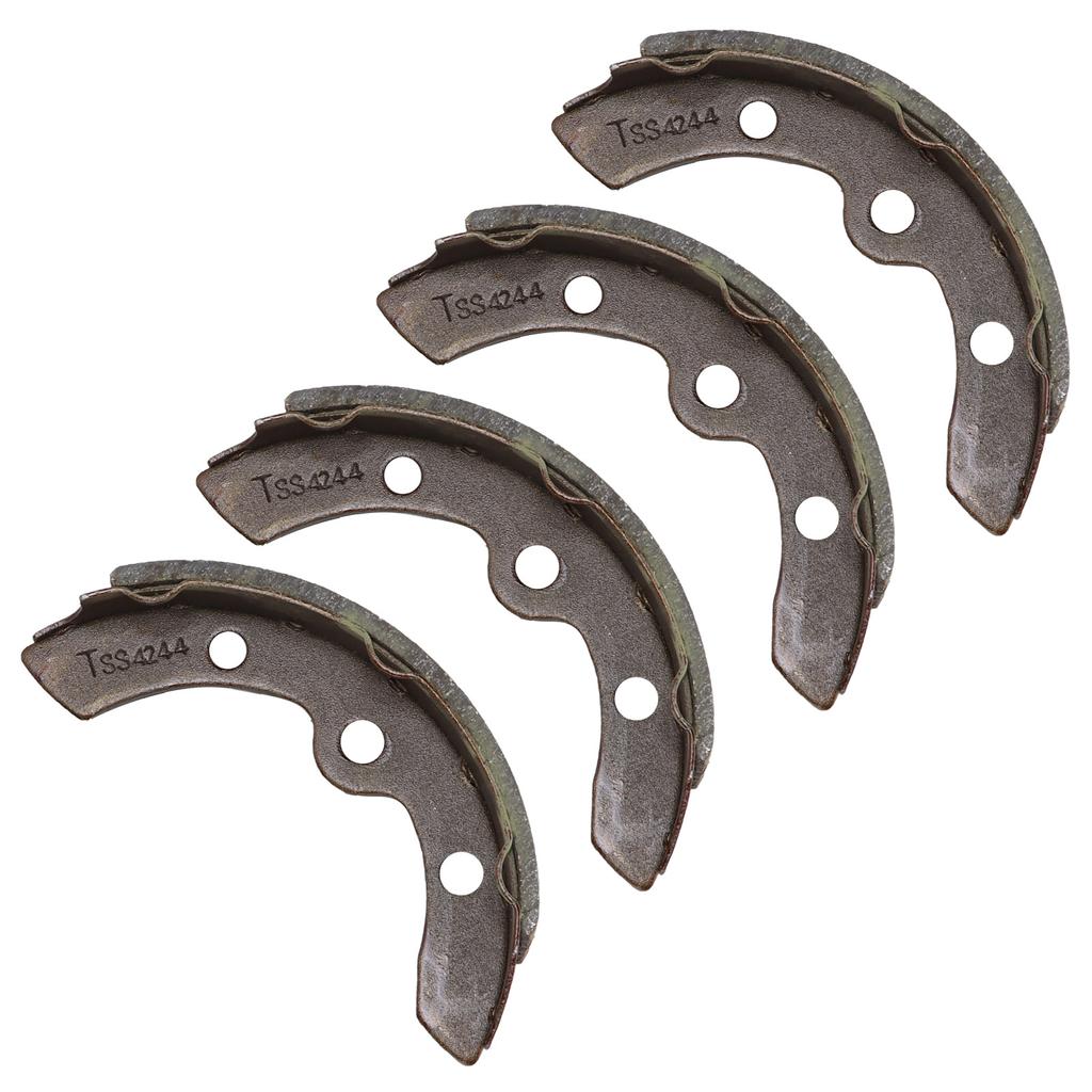 4PCS Brake Shoes Automobile Accessory J17‑25340‑00 Replacement for EZGO Electric 1986.5‑1995