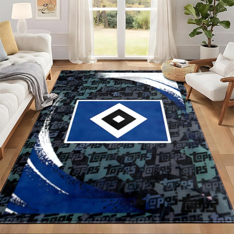 Hamburger SV Carpet Door Mat for Living Room or Bedroom Protective Mat Under Chair Office Decoration Christmas Gift Birthday Present