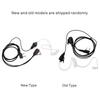 2 Pin   Acoustic Tube Earphone, Tube Earphone with 360 degrees  Rotating Clips and PTT Microphone, Red Light for Two Way Radio Wakie Talkie