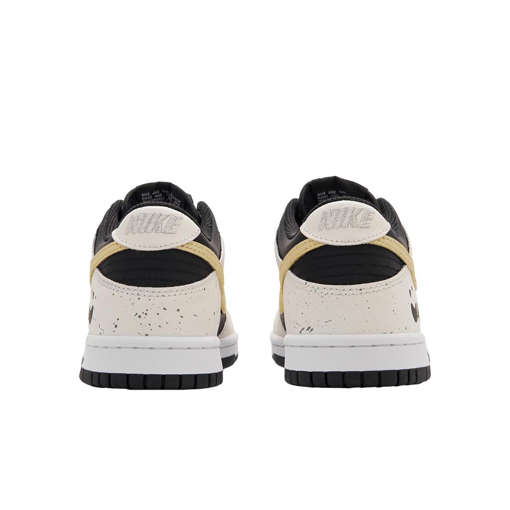 Nike Dunk Panda Cheese A Low top Skateboard Shoes Unisex Black White Yellow HF5441-100(Team62-A)