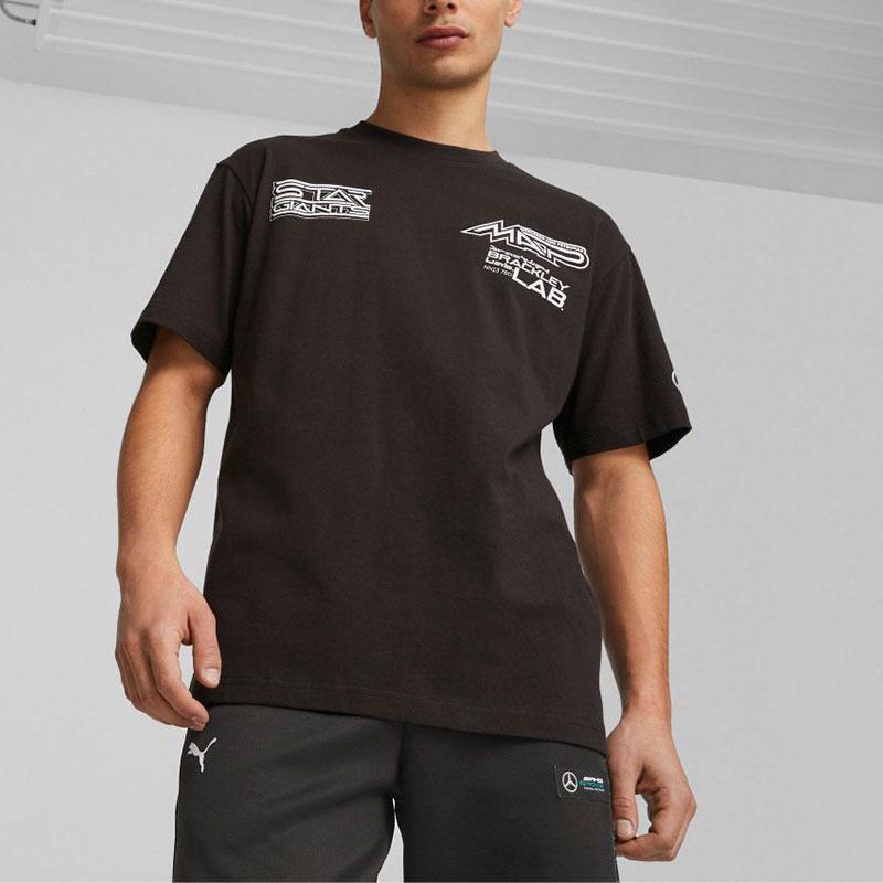 Puma 220 Qatar Rial Logo Print Breathable Round Neck Short Sleeve T-Shirt Unisex T-Shirts 621139-01