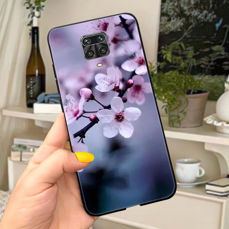 For Xiaomi Redmi Note 9 Pro Case Note9 9S Flowers Silicone Soft TPU Back Cover For Xiaomi Redmi Note 9Pro Max Case Coque Fundas