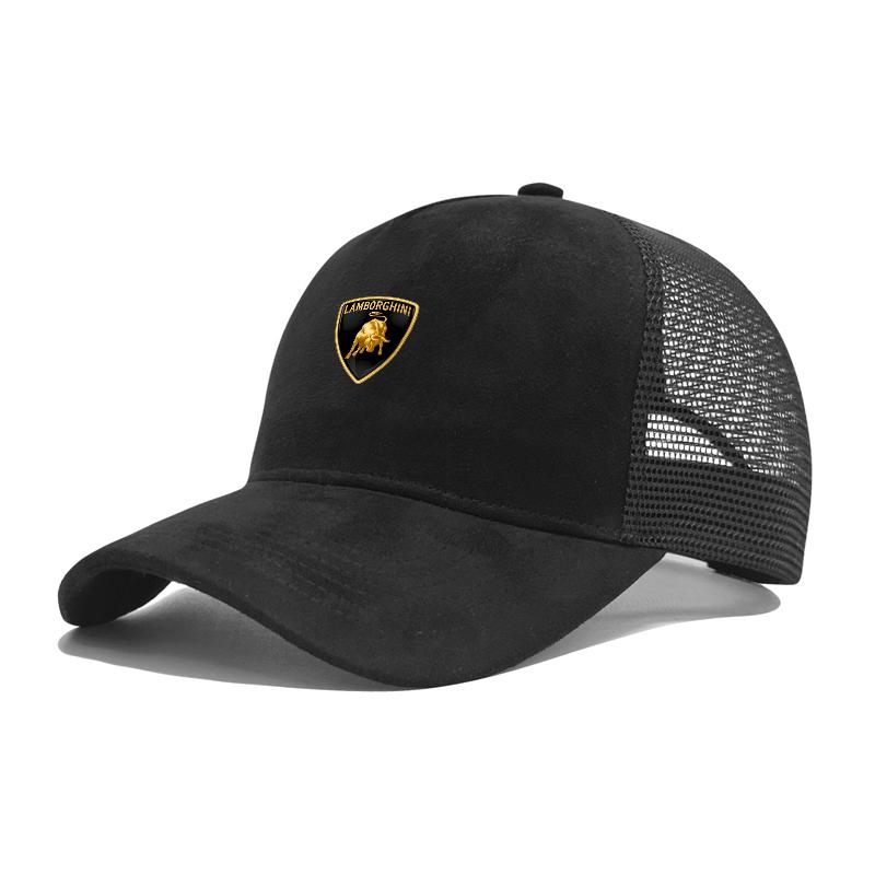 Adjustable Hat Car Logo High-quality Suede Mesh Baseball Hat Letter Embroidery Design Outdoor Sport Cap for Lamborghini Urus