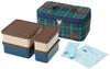 Skater Outdoor Lunch Box with Insulated Bag and Ice Tradition Made In KCPC4 Packs, Mind, Large, Japan,